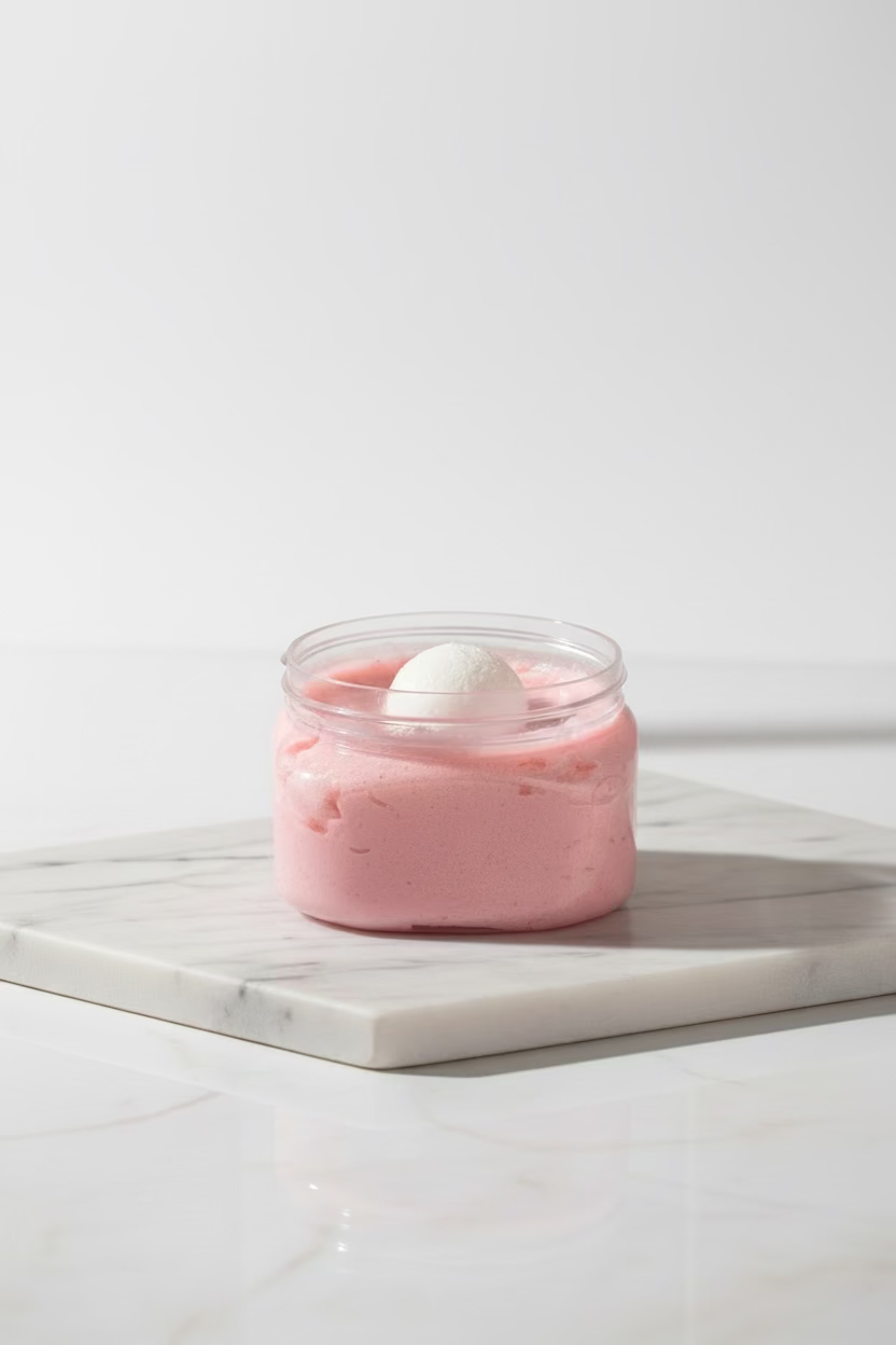 Marshmallow Crème Whipped Foaming  Scrub