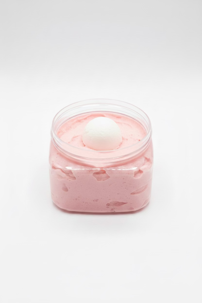 Marshmallow Crème Whipped Foaming  Scrub