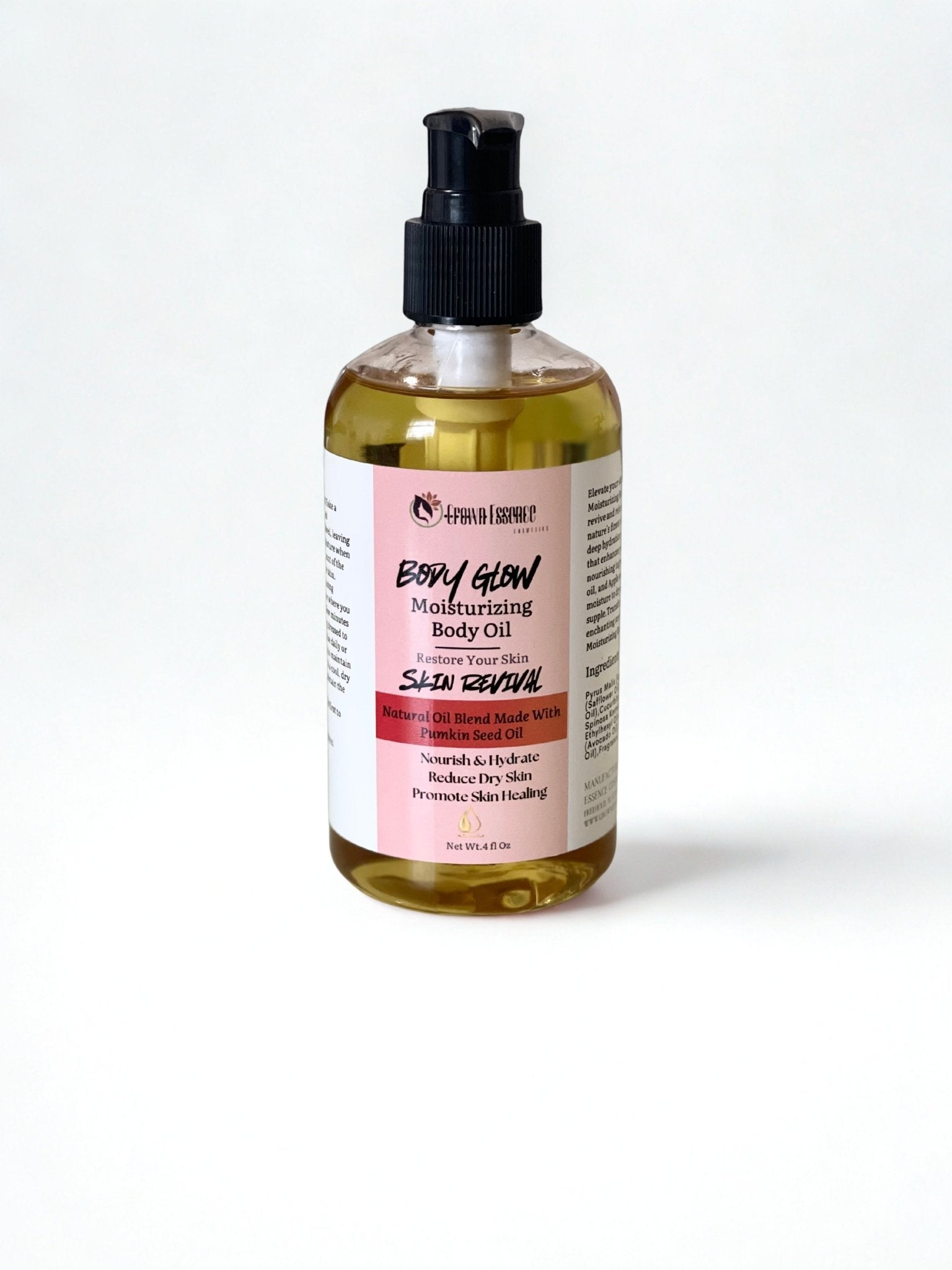 Body Glow Moisturizing Oil ; Skin Revival - Crown Essence Cosmetics