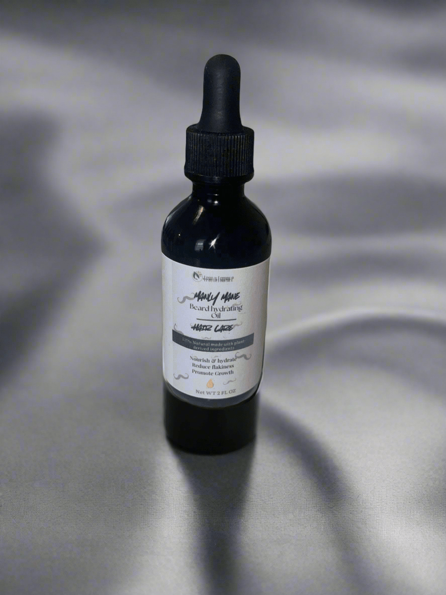 Manly Mane Beard Hydrating Oil - Crown Essence Cosmetics