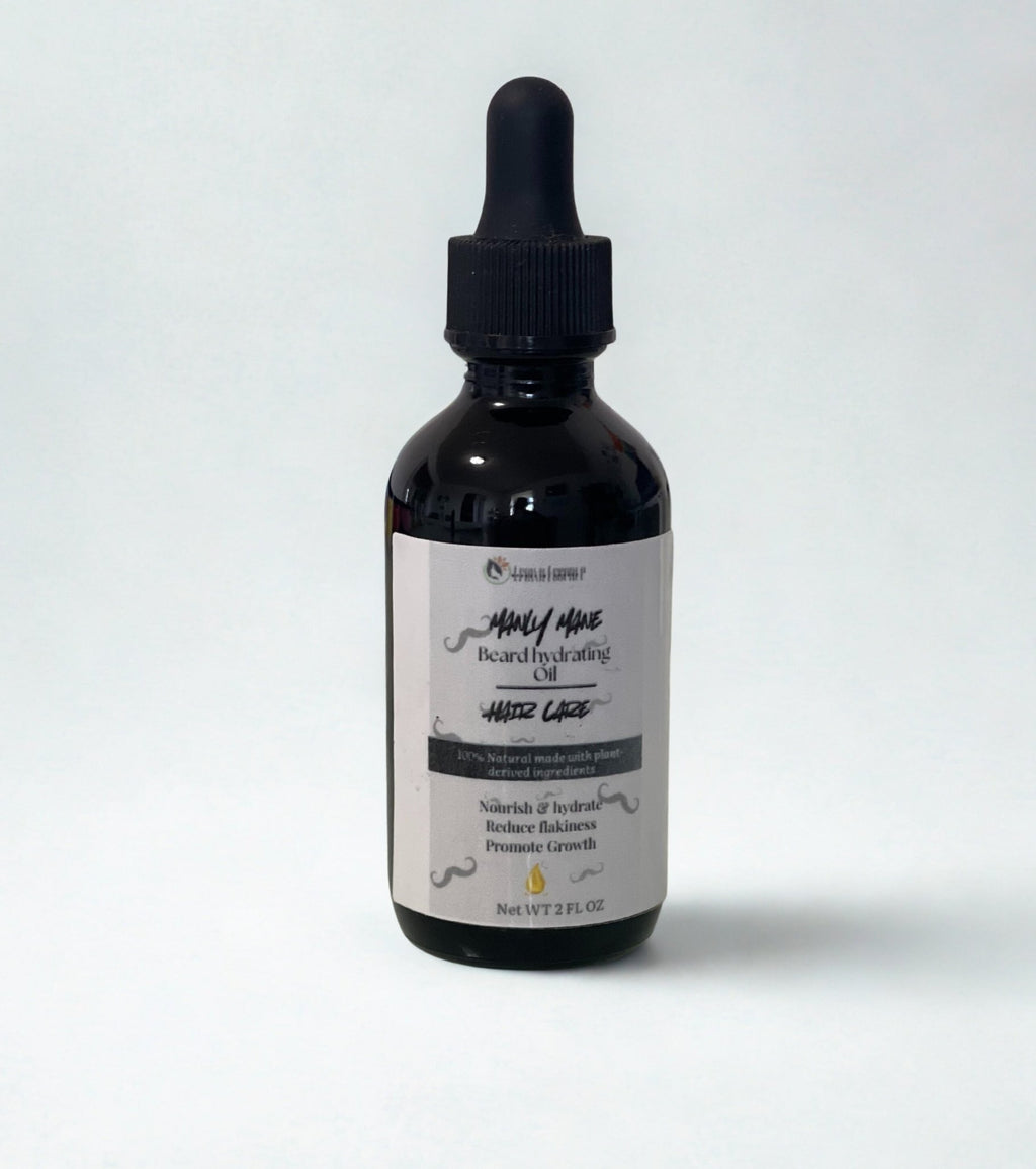 Manly Mane Beard Hydrating Oil - Crown Essence Cosmetics