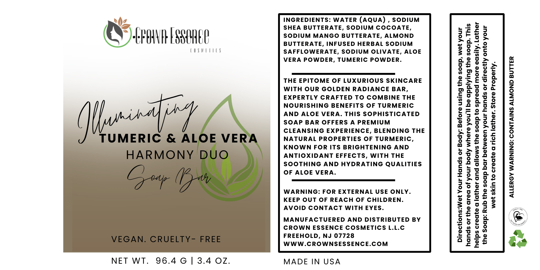 Turmeric Aloe Duo - Crown Essence Cosmetics